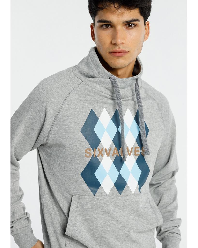 SIX VALVES - Sudadera Cuello Cruzado Grafica Royal - Sudadera Cuello Caja  comprar a buen precio — entrega gratuita, reseñas reales con fotos — Joom