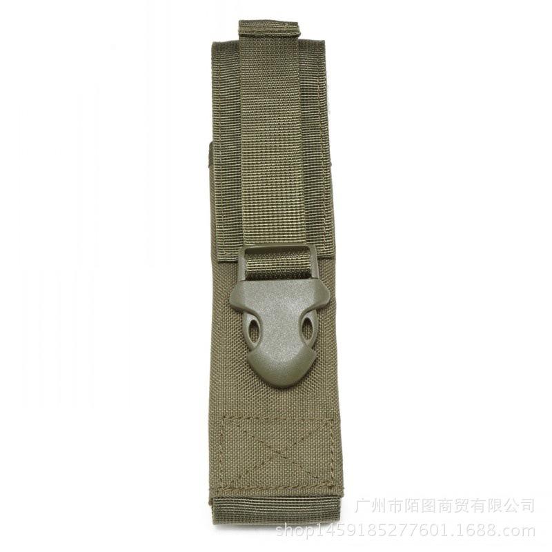 1000D Nylon Tactical Flashlight Pouch - Multifunctional Molle Military Tool Bag Waist Pack
