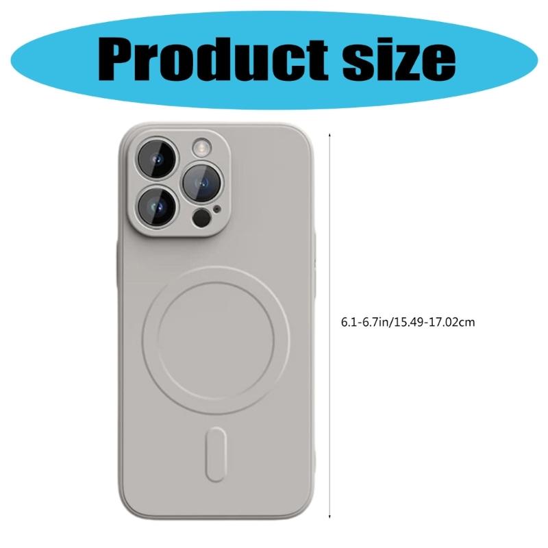 Soft Touching Silicone Case Full Wraparound Protective Cover Guard For Phone Antislip Texture Impact Resistant Structure