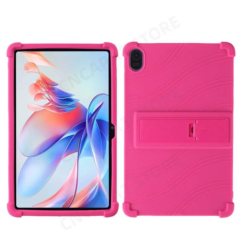 4 Thicken Cornors Soft Silicon Cover with Kickstand For Blackview Tab 11 WiFi Case 10.36" Tablet Funda For Blackview Tab11 Wi-Fi