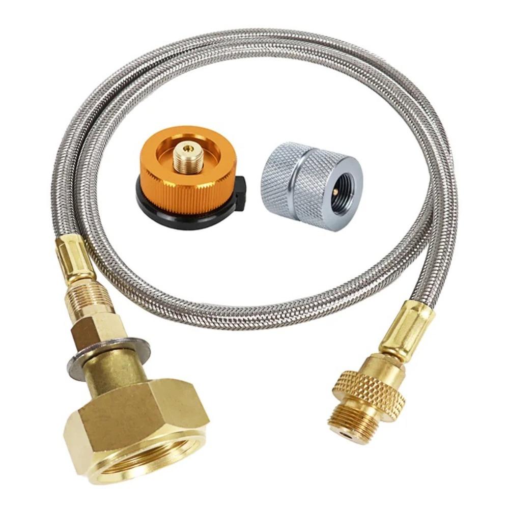 Durable Gas Stove Propane Refill Adapter Manual Outdoor Burner Adapter