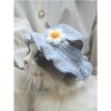1pc Handmade Crochet Pet Hat With Small Flower Pattern, Suitable For Small And Medium Dogs Or Cats