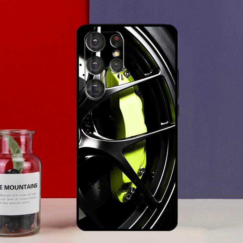 Sports Car Wheel Tire Speed Funda Case For Samsung Galaxy S25 Ultra S9 S10 S20 S21 FE S22 S23 Plus S24 Ultra Phone Cover