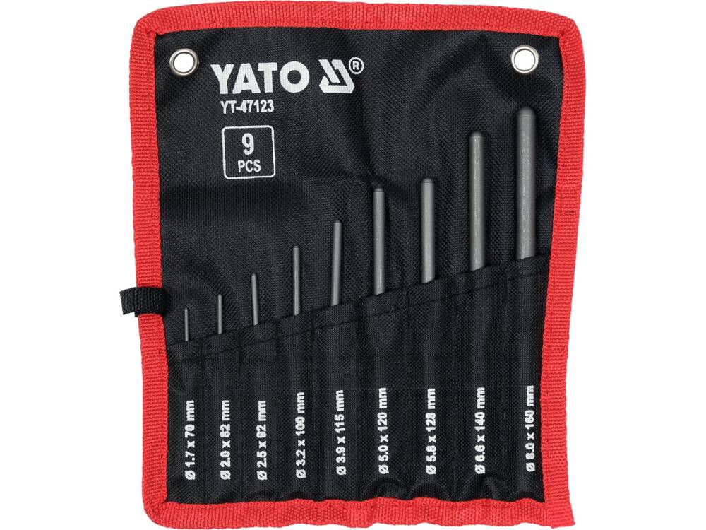Set Of Parallel, Ball Punches 9 Pcs - Yt-47123