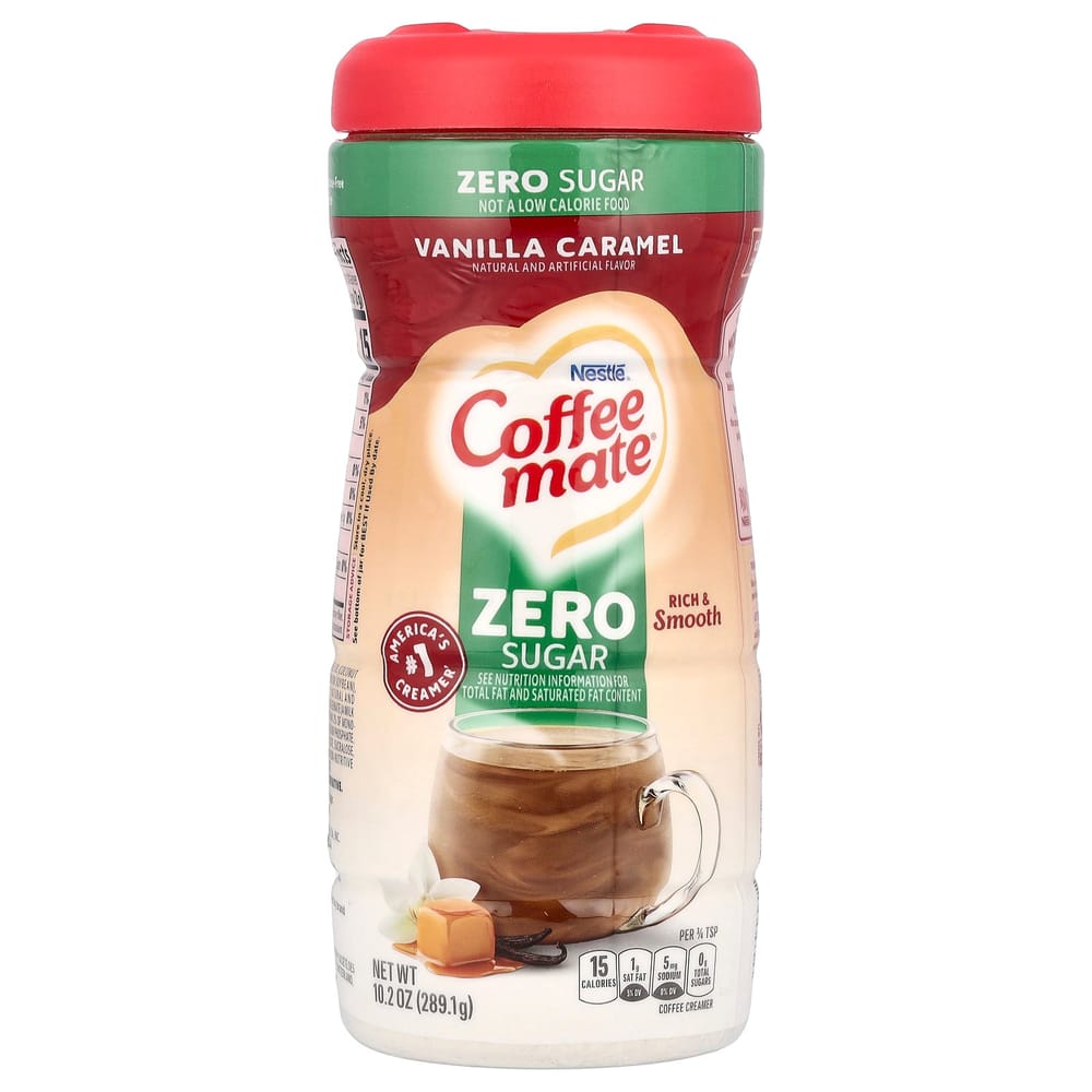 iHerb Powder Coffee Creamer, Sugar-Free Vanilla Caramel, 289.1g (10.2oz)