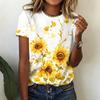 Women's T-shirt - Artistic Graffiti Pattern, Casual Daily Wear