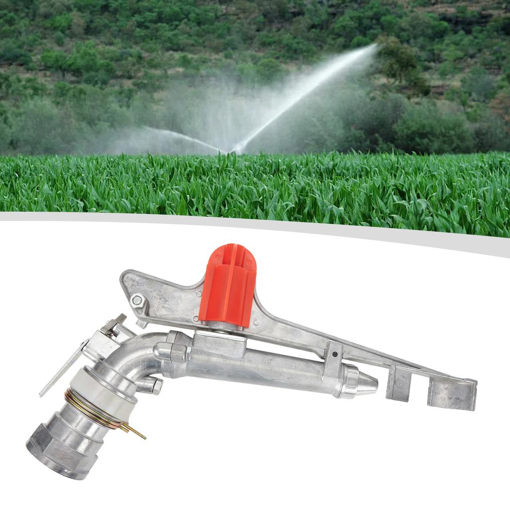 Large Coverage Sprinkler for Farm and Garden Irrigation with Adjustable Rotation Angle and 130 Ft Spray Radius