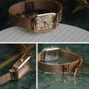 Retro Watches Classic Casual Quartz Rectangle Roman Dial Clock Fashion Simple Luxury Wrist Watches for Women Gift Wristwatches