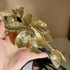 Exaggerated  Flower Belt PU Rope Belt Women Vintage Decorative Dresses Belt
