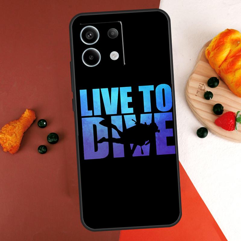 Scuba Diver Diving Case For Xiaomi Redmi Note 14 13 Pro 9 10 11 12 Pro 10S 11S 12S Redmi 13C 10C 12C 14C Coque