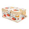 Sewing Box Wear Resistant Lightweight Practical Multifunction Sewing Basket for Travel Orange