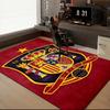 Spanish National Emblem Printed Office Carpet Chair Cushion  Entryway Rug, Rugs for Living Room, Bedroom Christmas gifts