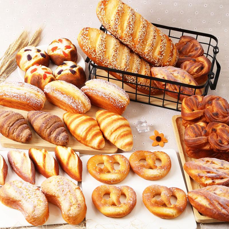 Konstigt Bröd Simulering Matmodell Falskmunk Heminredning Tårtaffär Bageri Fönsterdisplay Fotorekvisita Borddekor