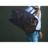 Full Grain Leather Weekender Bag: Carry-on Duffle, Custom Monogram