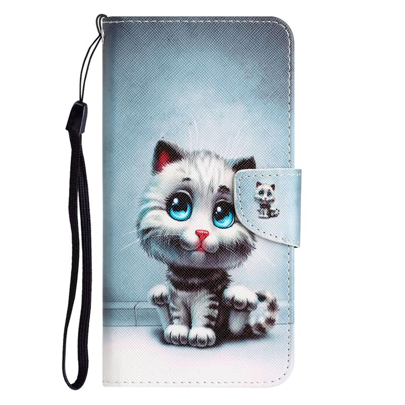 Custodia a libro con stampa in pelle per telefono flip Samsung Galaxy A53 A13 A33 A73 A52 A12 A22 A32 A42 A72 A52S 5G Custodia Portafoglio Copertina a Libro Coque
