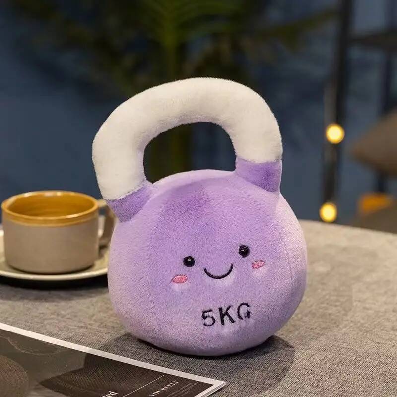20/23cm Simulation Hantel Hu Ling Plüschtier Cartoon Anime Niedliche Handgemachte Puppe Kissen Kissen Kindergeburtstagsgeschenk