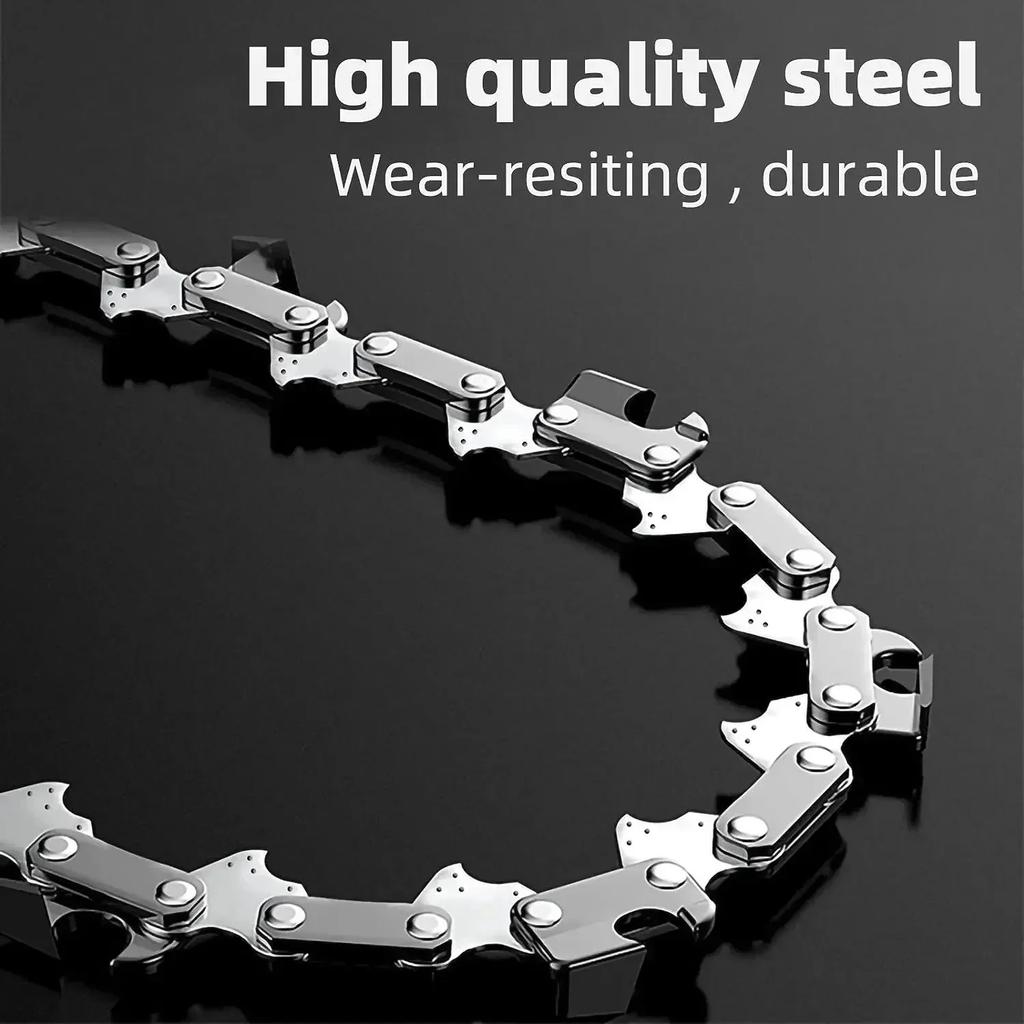 1Pcs 16 Inch Chainsaw Chain Bar Pitch 3/8" Blade Gauge 050 Wood Cutting 56/57/59 Drive Links Replacement Parts Chainsaw Spares