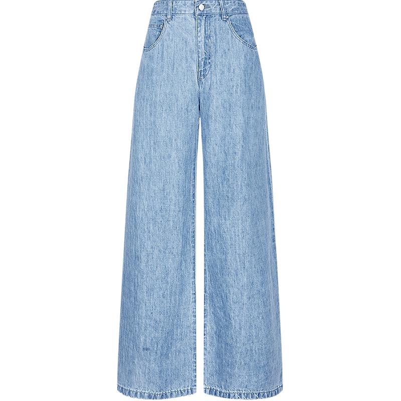 JNBY 2026 Spring Denim Flare Pants