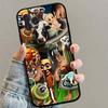 Italian Brainrot Animals Anime Black Soft Silicone Phone Case For Iphone17 Air 16 15 14 13 12 11 Mini Pro Max Plus
