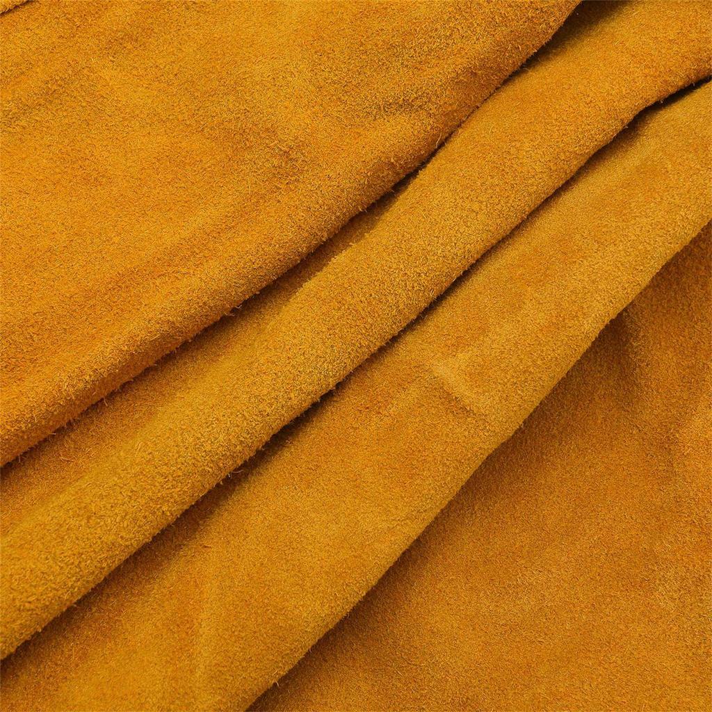 Rindsleder Schweißen Reverse Wear Arbeitskleidung Stehkragen Langarm Flammenhemmende Schutzkleidung