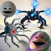 Månen Vaknar Figur 3D-printad Ledad Subnautica Bloop Gran Maja Havsätare Monsterleksak Figur Skrivbordsdekor Prydnad