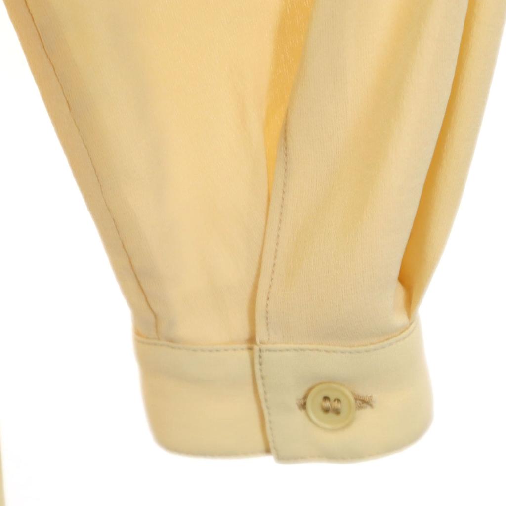 GIORGIO ARMANI 80s 90s Made in Italy 100% Silk Old Long sleeve Two-piece set blouse Women Used