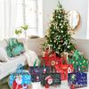 New 20-1PC Christmas Gift Bags Santa Elk Snowflake Tote Bag Gift Bags Thickened Non-woven Waterproof Bag Christmas Decoration