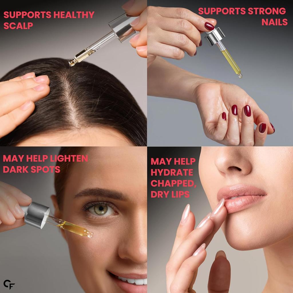 Carbamide Forte Vitamin E Oil For Face And Hair 15000 IU Pharma Grade Tested Purity Daily Skin Hair Care 30 ml