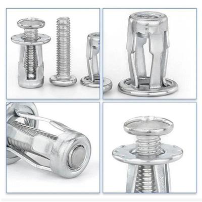 Petal Screw Jack Nuts Screw Anchors Petal Expansion Plugs For Curtain Expansion Clamp Petal Rivet Lock Bolt Board Wall Fast W0T2