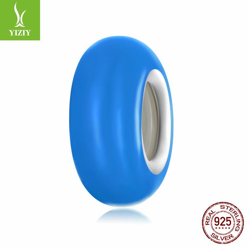 Mini 925 Silver Silicone Bracelet Positioning Beads Pendant Diy With Fun Bracelet Accessories