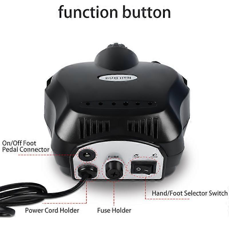 Electric Nail Drill Machine Set Professional Milling Cutter for Manicure Nail Files Drill Bits Gel Polish Remover Tools