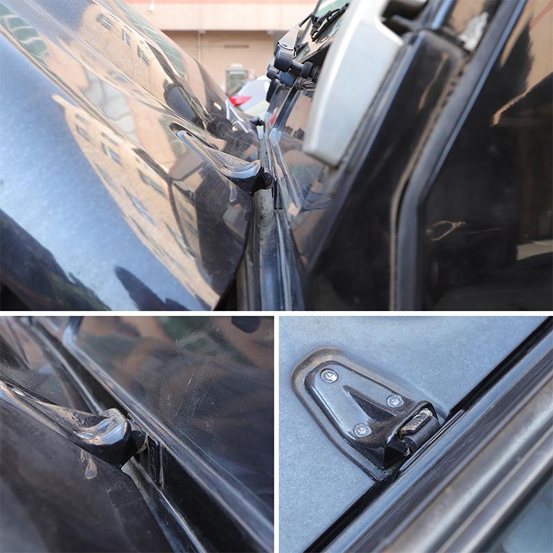 For Land Rover Defender 90 110 130 2004-2018 ABS Car Engine Hood Hinge Buckle Latch Lock Car Accessories