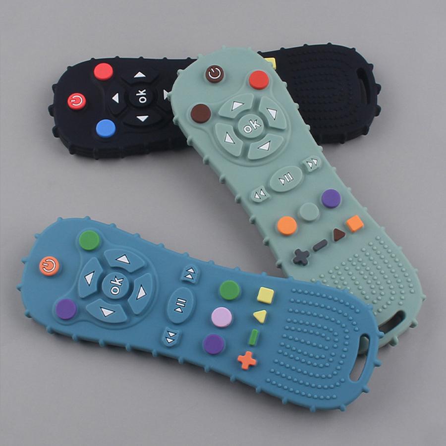 1 sztuka Dziecięcy pilot do gryzaka Silikonowe rękawiczki dla niemowląt zapobiegające jedzeniu Rękawiczka na ząbkowanie Smoczek na bransoletce Patyczek do ząbkowania Gryzaki