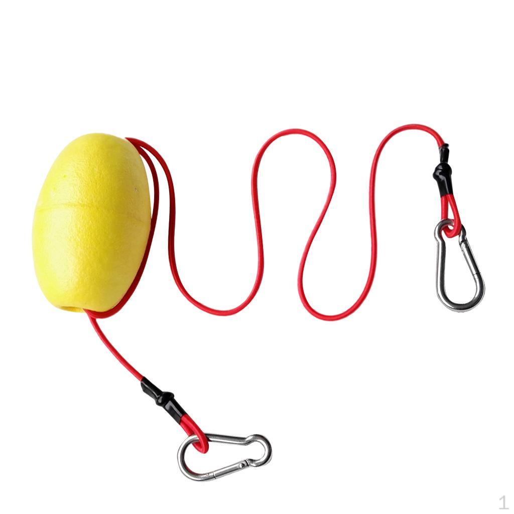 Kayak Canoe Tow Throw Line Floating Accessory Leash with Anchor Float & Clip Accessories 29" Rope