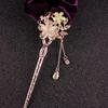Colorful Flower Hollow Hair Clip Hair Accessories Women Fashion Rhinestone Hairpin Headwear