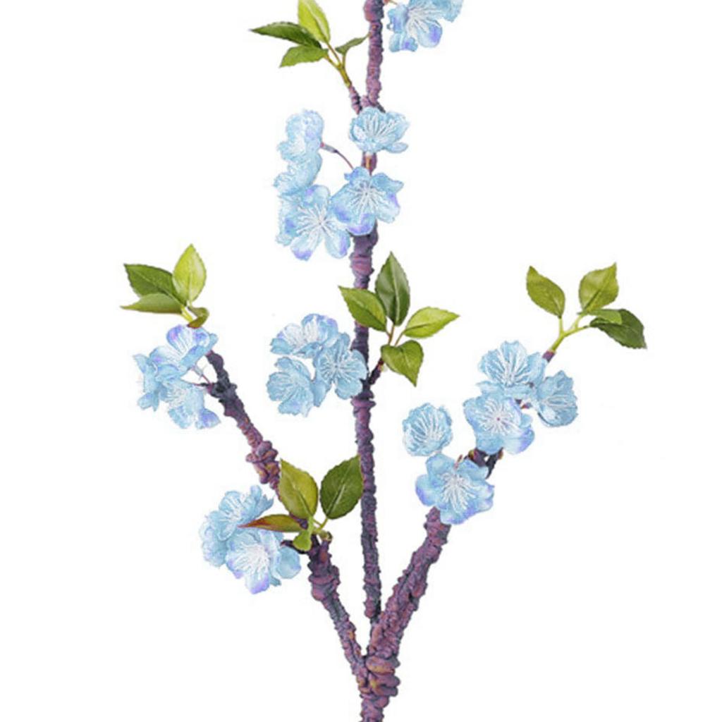 Künstliche Pflaumenblüten Lebensechte Falsche Langstielige Pflaumenblütenstrauß für Zuhause Restaurant Büro