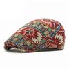 Painter Ethnic Style Berets Hat Adjustable Newsboy Flat Cap Fashion Retro Newsboy Caps  Male Female