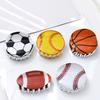 Girls Hair Claw Women Ball Themed Hair Clamp Grab Hairclip Fashionable Hair Grip Barrettes Acrylic Hairpin Accessories