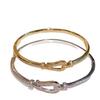 2026 Horseshoe Buckle Bracelet Women's Light Luxury High-end Feeling Full Diamond Bracelet Niche Design Fashion Bracelet Jewelry