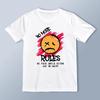 "No More Rules" Grunge Streetwear T-Shirt | Edgy & Bold Graphic Tee | Unisex Cas
