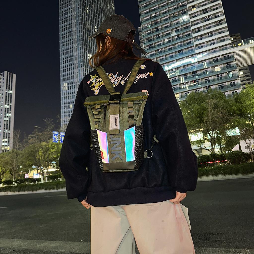 Boys' Messenger Bag Trendy Brand Large-capacity Breast Bag Men's Functional Tooling Shoulder Bag Leisure Sports Small Backpack