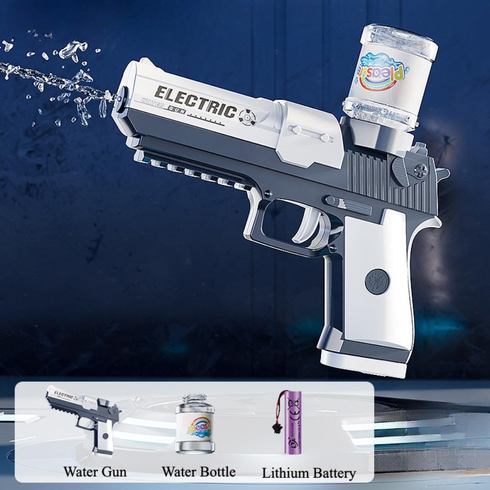 Upgraded Fully Electric Water Gun Powerful Water Blaster For Summer Outdoor Beach Pool Games Perfect Children'S Present