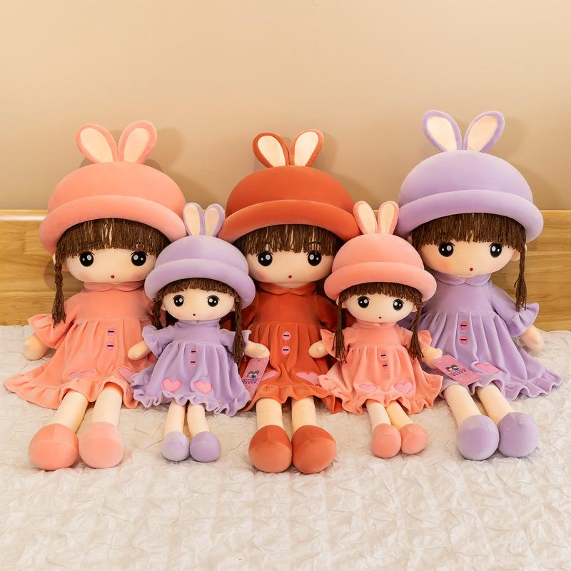 Rabbit Plush Toy Cute Feier Doll Cartoon Doll Kids Holiday Gift