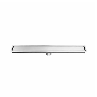 Modern 304 Stainless Steel 19.7Inch Accessories Stainless Steel Bathroom Accessory Linear Shower Drain with Hair Strainer