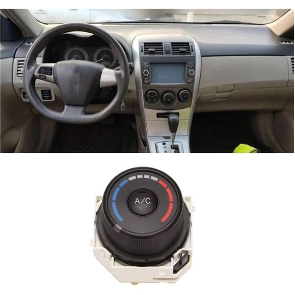 A14U-Car Air Conditioning Panel Switch AC Control Switch Knob Compatible for Toyota Corolla RAV4 2006-2013(As Shown Left)