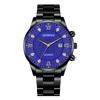 Geneva Mens Business Quartz Watch With Calendar And Alloy Band For Formal Wear