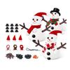 Children's DIY Snowman Kit - Winter Party Craft with Christmas Hat & Stocking