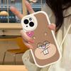 Cute SpongeBob Dolls Phone Case Hard Leather For iPhone 14 13 16 Mini 15 14 11 12 Pro Max Plus Fundas