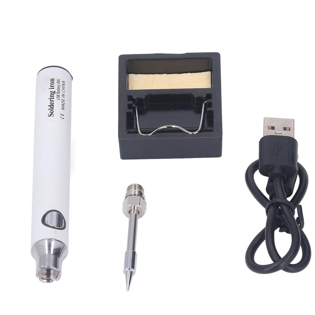 USB Soldering Iron Cordless Portable Electric Solder Iron 3 Gear Welding Tool with Indicator Light