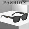 Kwadratowe Damskie Modne Gogle Plastikowa Oprawka Styl Uliczny Okulary Ochronne